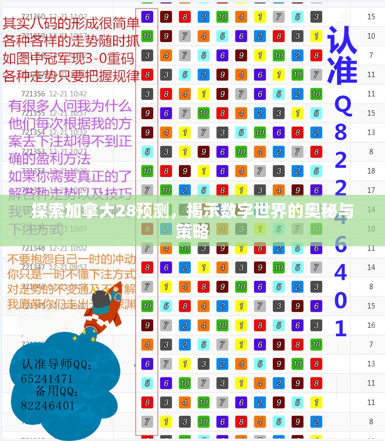 探索加拿大28预测，揭示数字世界的奥秘与策略